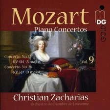 Christian Zacharias - Piano Ctos 9 Used Very Good SACD Hybrid SACD