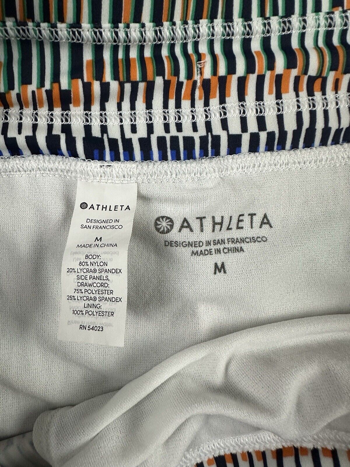 Athleta Digital Pattern Athletic Lined Short Shor… - image 2