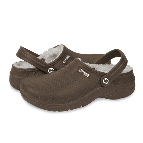 Lakeland Active Men's Fleece-Lined Dockray Garden Clogs Warm Faux Fur Waterproof - Picture 23 of 29
