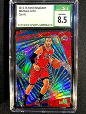 2015-16 PANINI REVOLUTION BLAKE GRIFFIN COSMIC 100/100 #46 PSA 8.5 NM/MT + G1163