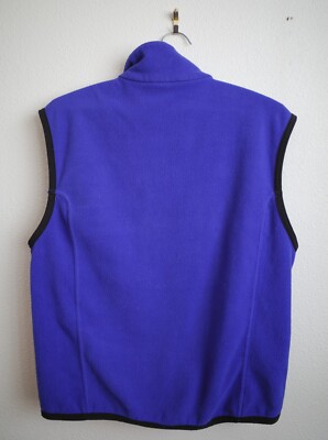 Vintage Nike ACG Vest Men's Size Medium Blue Fleece Full Zip