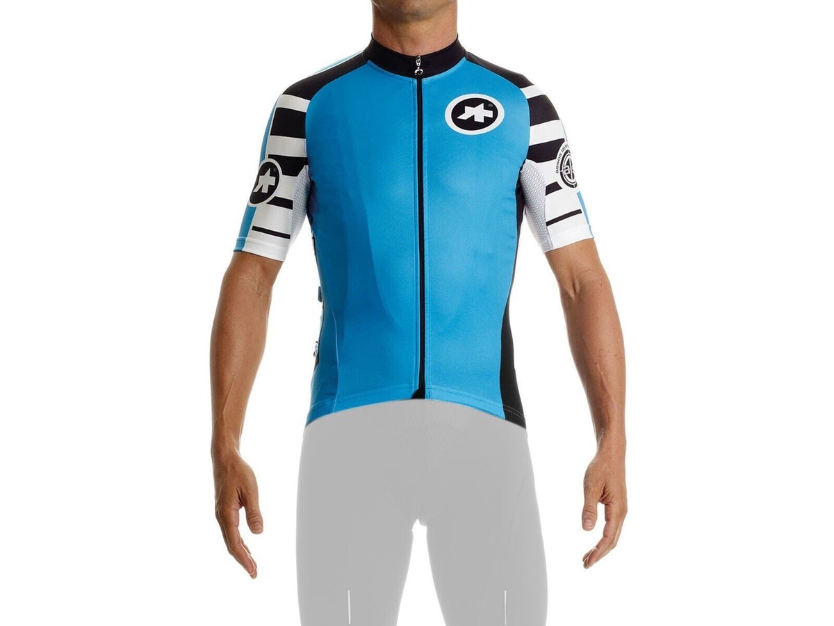 Assos SS.Mangussta S7 Road Cycling Men's Short Sleeve Jersey Blu