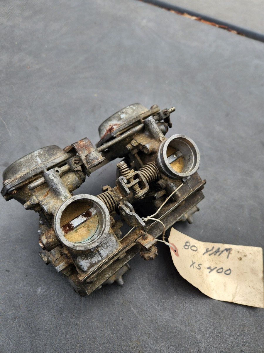 1980 81 YAMAHA XS400 Twin Carburetors Carbs 3F9-14900-00-00 OEM
