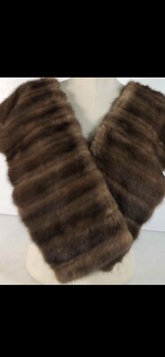 Designer Custom sable color mink fur Stole Shawl Wrap OS 7.7  display picture 1