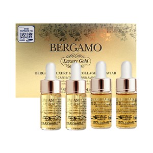 Bergamo Luxury Gold Collagen Caviar Ampoule Set 1pack 2item Image Is Loading Bergamo Luxury Gold Collagen Amp Caviar Ampoule Set