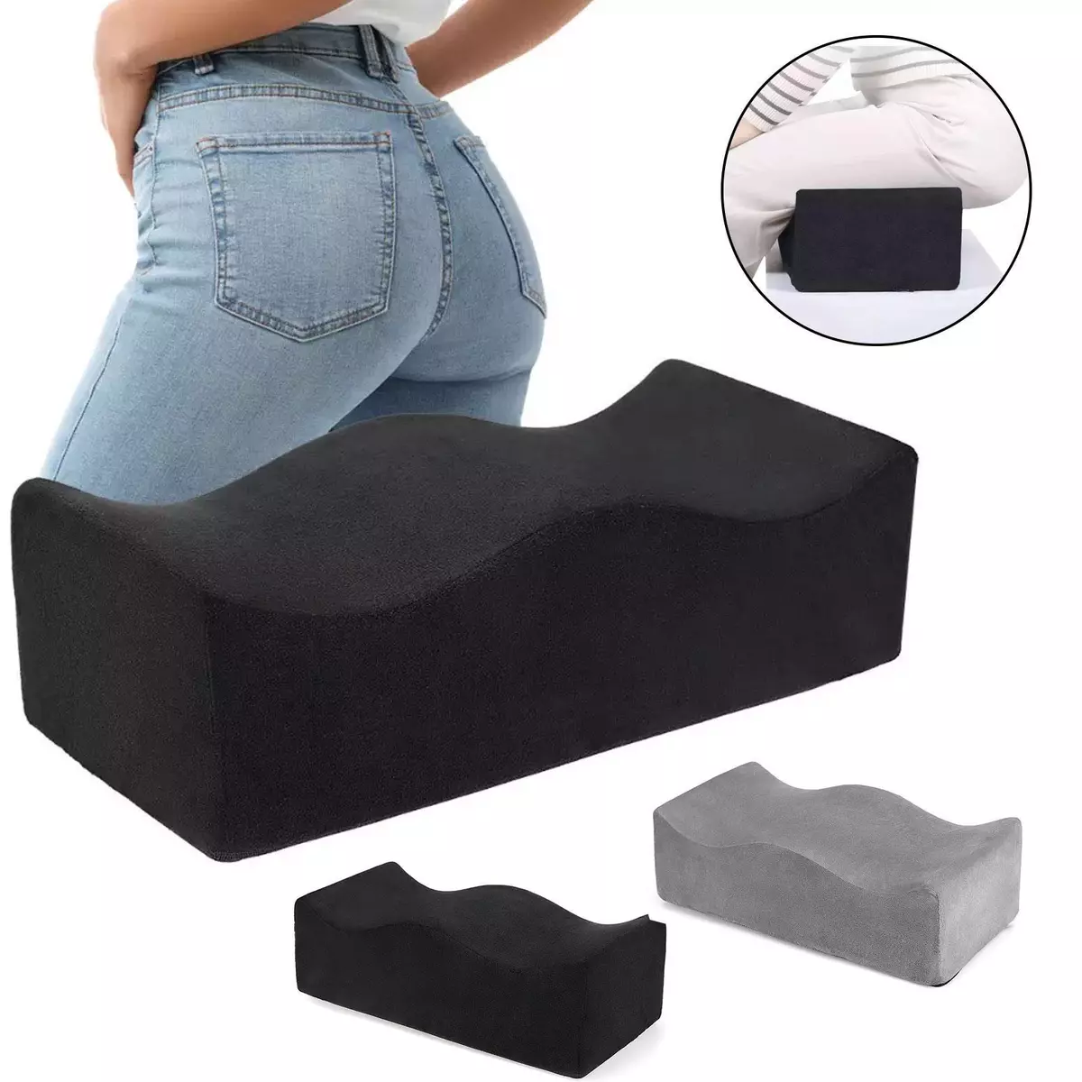 Foam Butt Cushion BBL Pillow After Surgery Butt Lift Recovery Support Cu B1B1