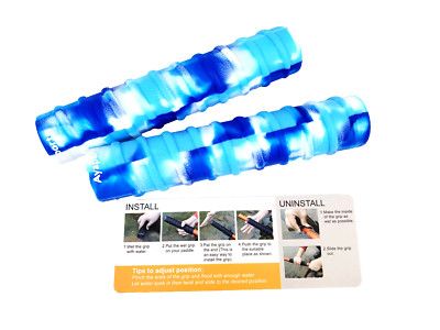 2PK Kayak Paddle Grips forTake-Apart Solid Shaft Paddle Blister Prevention GLOW