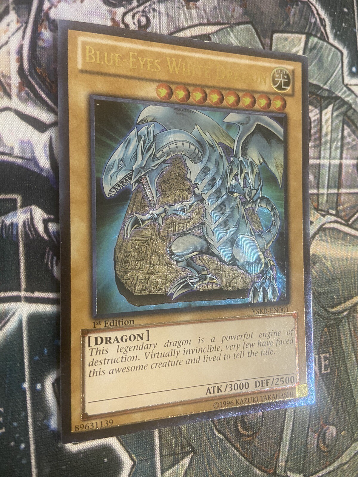 Yugioh BlueEyes White Dragon YSKREN001 Ultimate Rare 1st