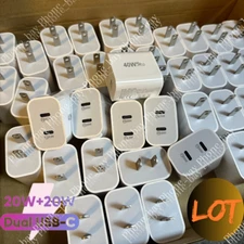 Dual PD 40W Fast Wall Charger Power Adapter For iPhone 15 Pro Max 14 13 Plus Lot