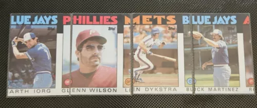  #53 Len Dykstra Rookie Card" Own a piece of baseball history!  1986 Topps error
