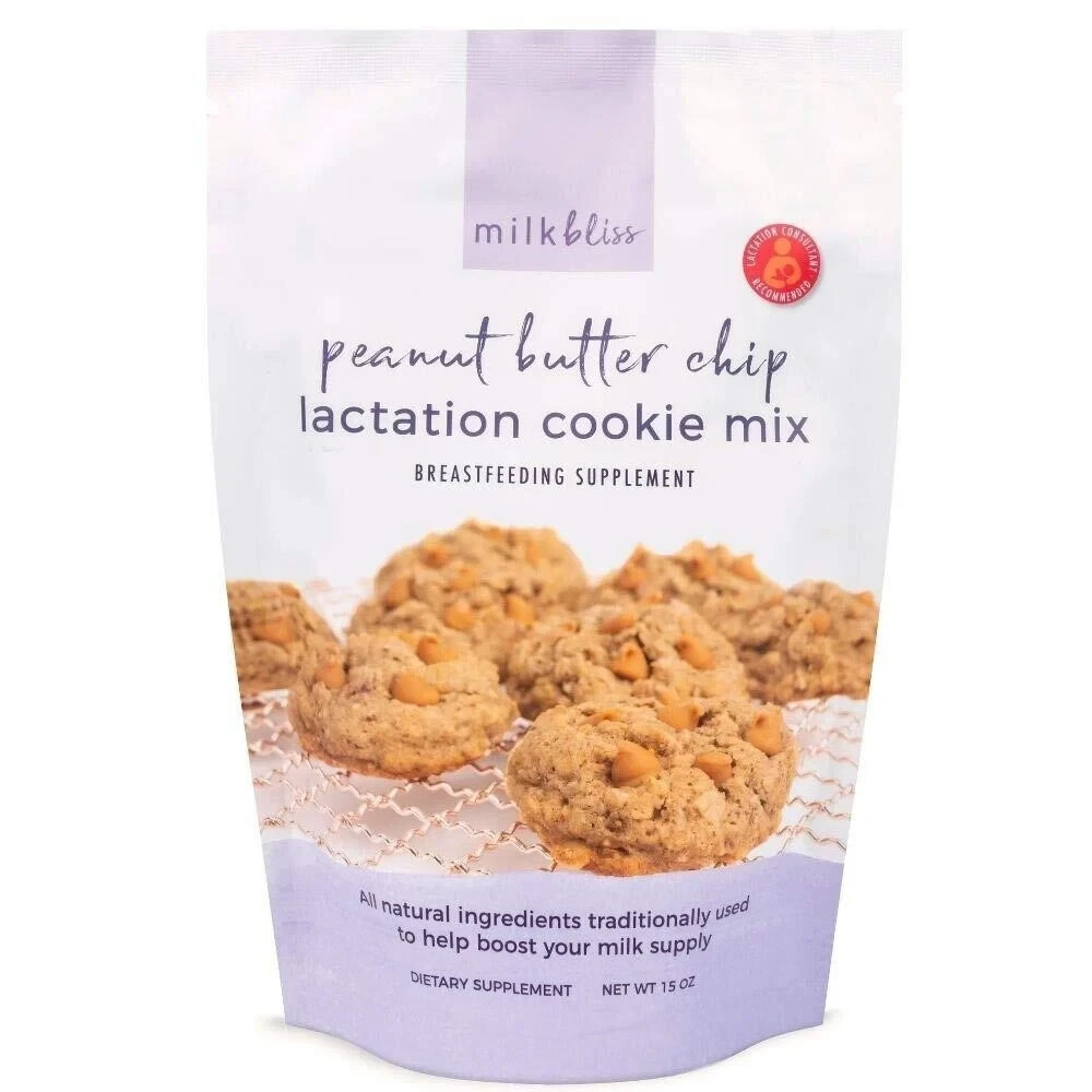 MilkBliss Lactation Cookies Mix- Oatmeal Peanut Butter Chip Cookie Mix 10/11/26