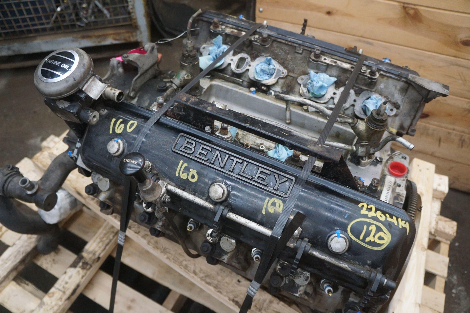 6.75l V8 Engine Motor Long Block Bentley Rolls Royce 1987-88: Vin 20001 To 24490