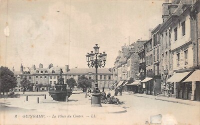 CPA Guingamp Les Deux Chéris - Carte Postale Ancienne Noir Et Blanc - 22 Bretagne