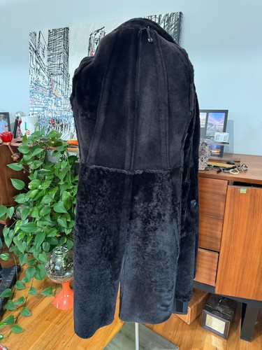 Cappotto Gucci by Tom Ford 2004 marrone shearling scamosciato nastro cintura A/N - Foto 8 di 9