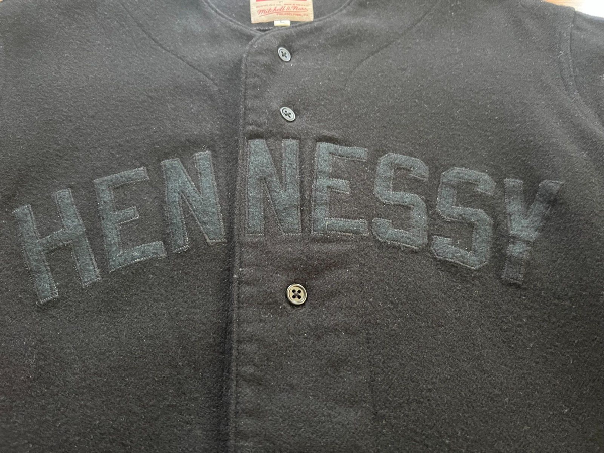 トップス Supreme Hennessy Top Mobb Deep RARE AUTHENTIC Supreme Mitchell & Ness Hennessy Jersey Black Large