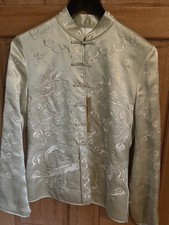  Monsoon Silk  Chinese Style Jacket 12 New With Tags