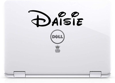 Laptop Name Sticker - Custom Waltz Style 2 Vinyl Decal Car 20cm 8'' Personalised 