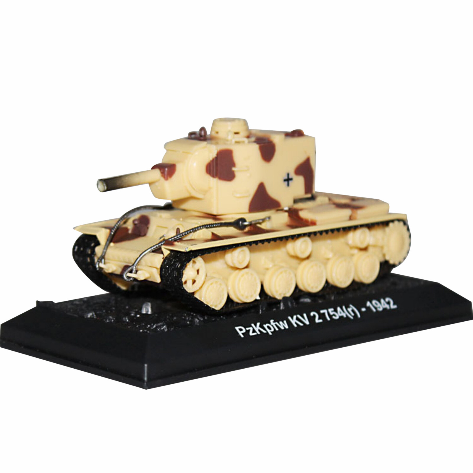 9.5cm Diecast Alloy 1/72 WWII German Army KV-2 Heavy Artillery Tank Model