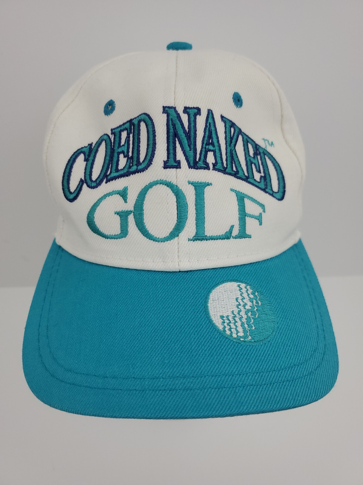 Coed Naked Sportswear Golf Snapback Hat Vintage 90's … Gem