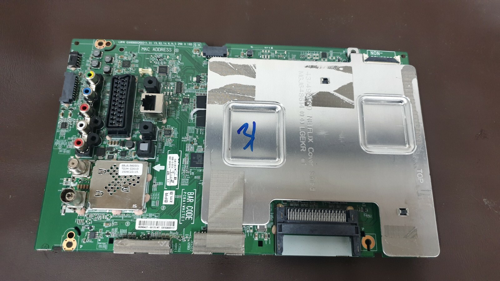 MAIN BOARD LG 49UF690V 43UF690 TV EBT63833117 EAX66602602(1.0) SCR  