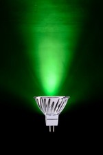 LED COLOR MR16 LANDSCAPE 5W GU5.3 12V SPOT GREEN DEEP RICH COLORED BULB