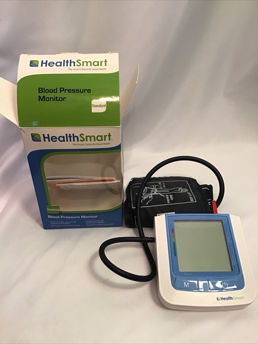 HealthSmart Standard Cuff Digital Blood Pressure Monitor Model 04-620-001  Box