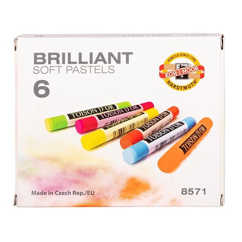 Brilliant weicher Pastell Neon Textmarker Trockenpulver Fluoreszenzstick KOH-I-NOOR - Bild 2 von 3