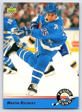 1992-93 Upper Deck - Young Guns Martin Rucinsky #556-Nordiques