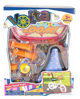 NEW Volta Kids Customised your bike 45pc Bike Accessories- Super