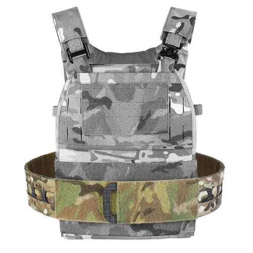 Pew Tactical Carbon Fiber Lining Assault Cummerbund MOLLE Waist Cover Belt Camo - Afbeelding 1 van 26