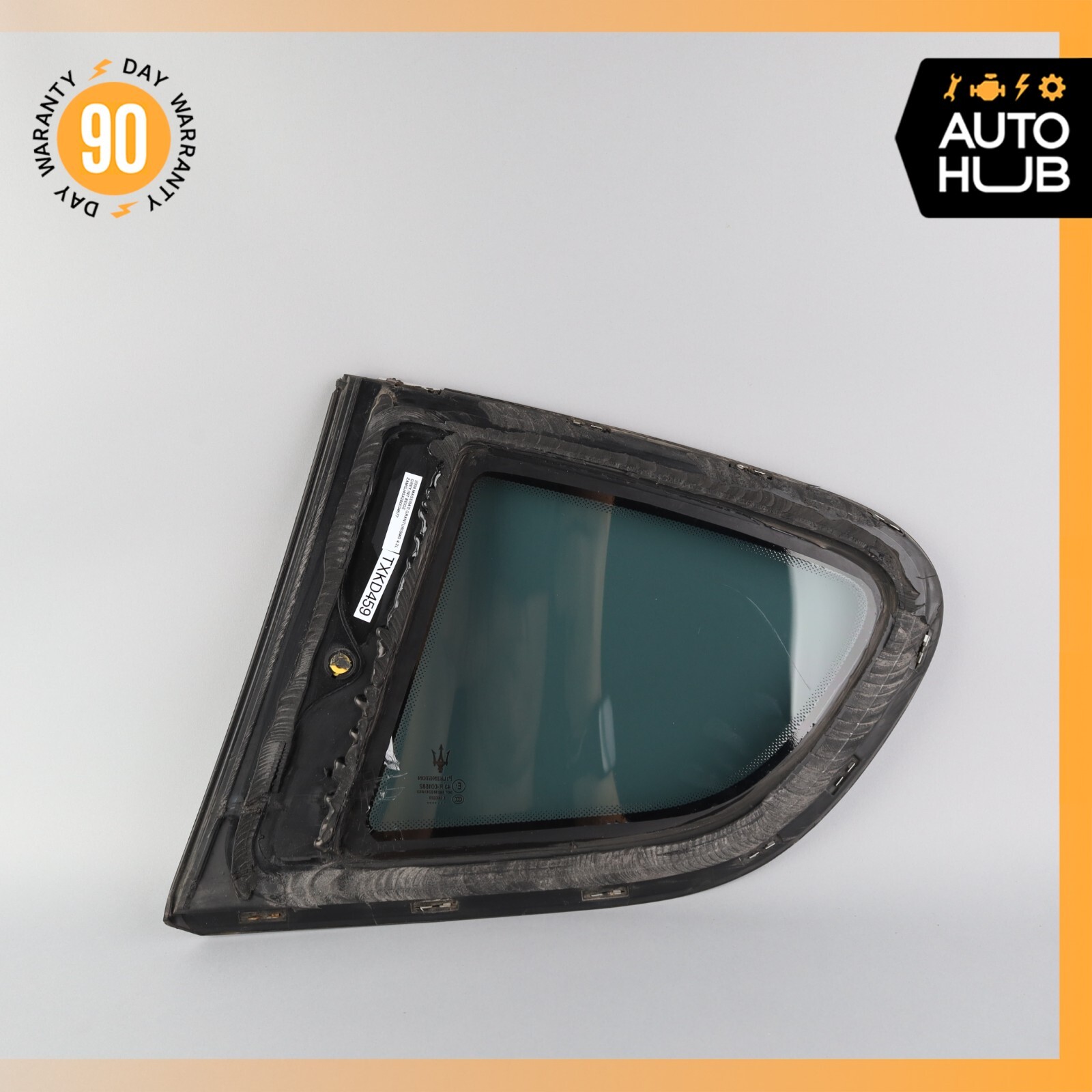 Maserati GranTurismo M145 Coupe Rear Right Side Quarter Window Glass OEM