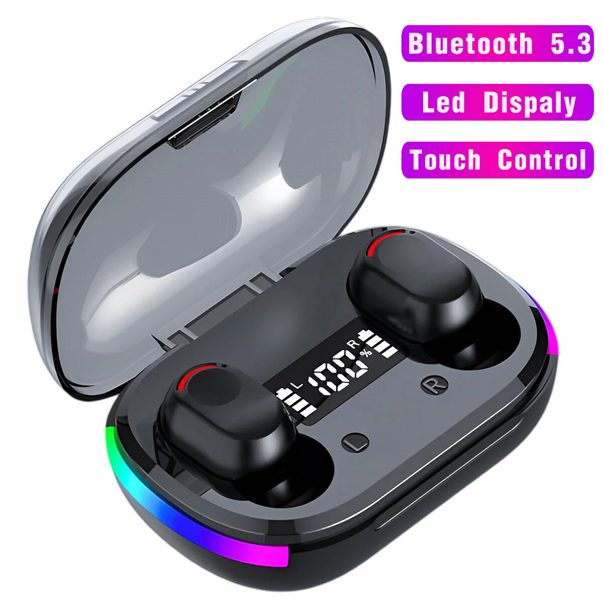 Bluetooth Earbuds Wireless Headset Touch Control Earphone For LG Stylo 7 6 5 4 3
