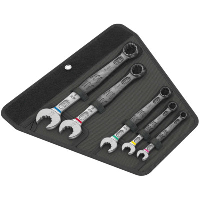 Wera Ringmaulschlüssel Satz 6003 Joker 5 Set 1, Maulschlüssel Satz 5-teilig
