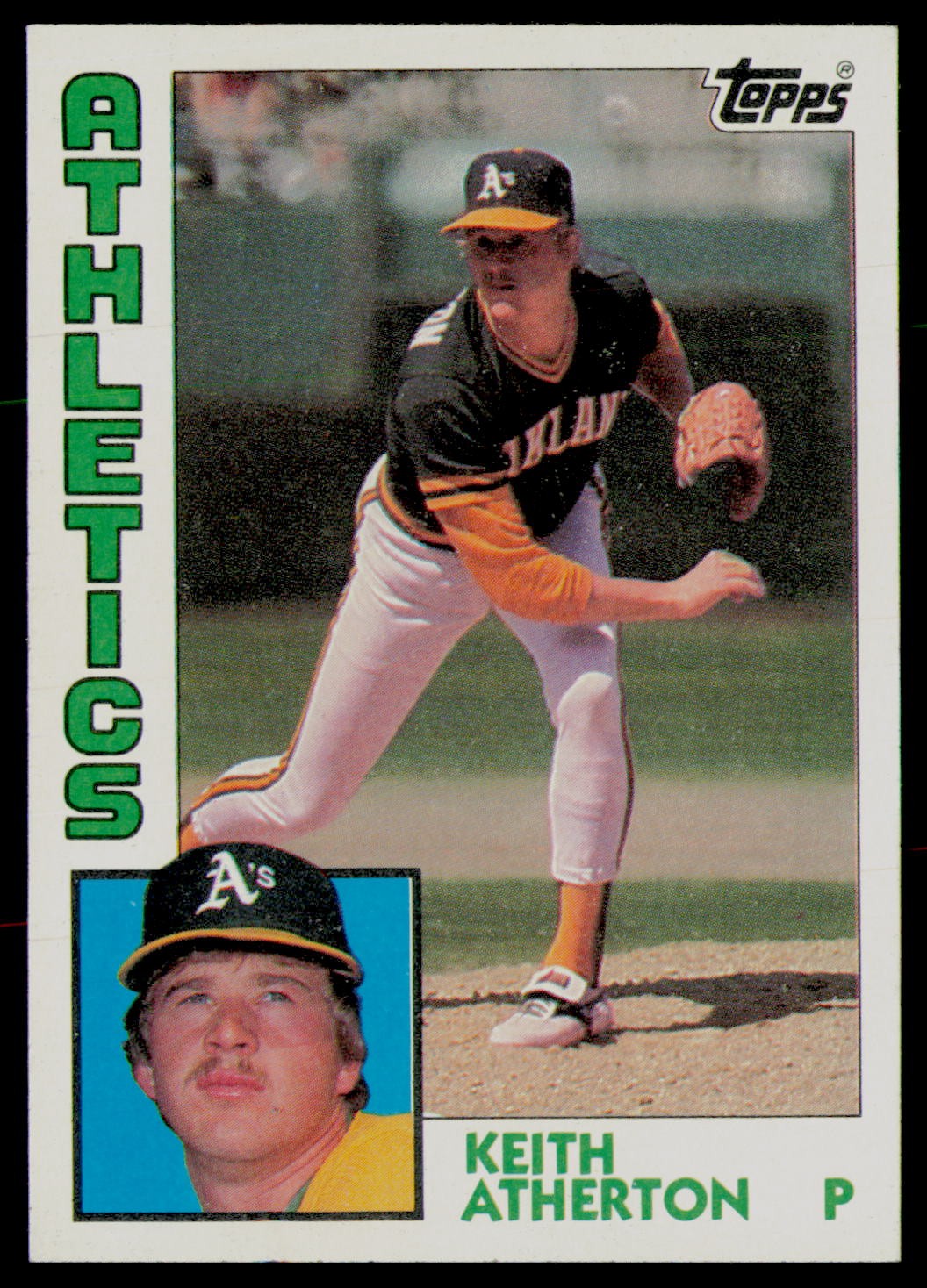 1984 Topps #529 Keith Atherton