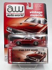Auto World Vintage Muscle 4 1973 Dodge Challenger Rallye Red