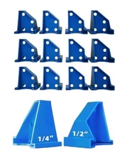 12-Pack Floor Spacers 2 In 1 Laminate Flooring Spacers w/ 1/2"&1/4"Gaps