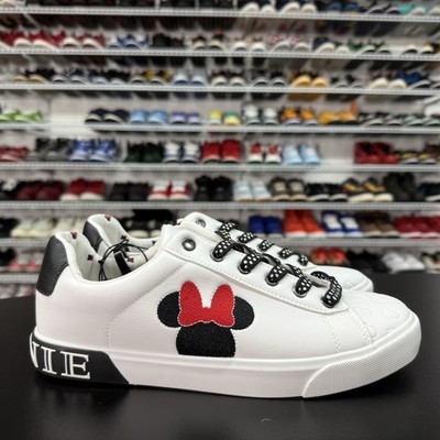 Disney Minnie Mouse Low-Top Court Lace Up Sneakers Womens Size 9.5