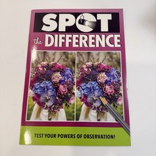 Spot The Difference/ Test Your Powers Of Observation / New Book
