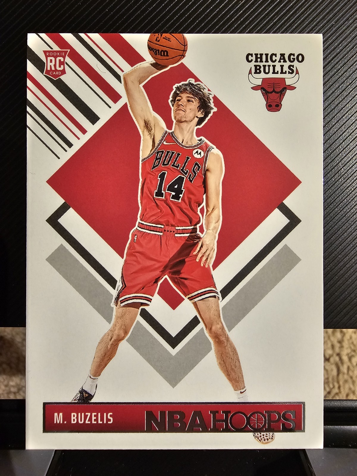 MATAS BUZELIS 2024-25 NBA Hoops #295 Tribute Rookie RC Chicago Bulls