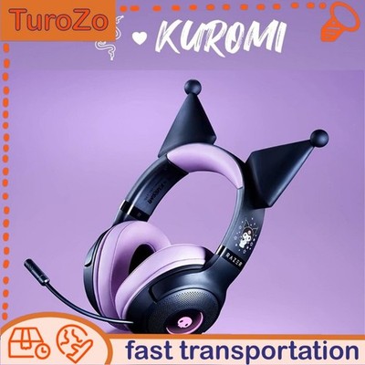 Razer x Sanrio Kuromi Kraken V3 X Wired Headset Headphone Limited Edition New