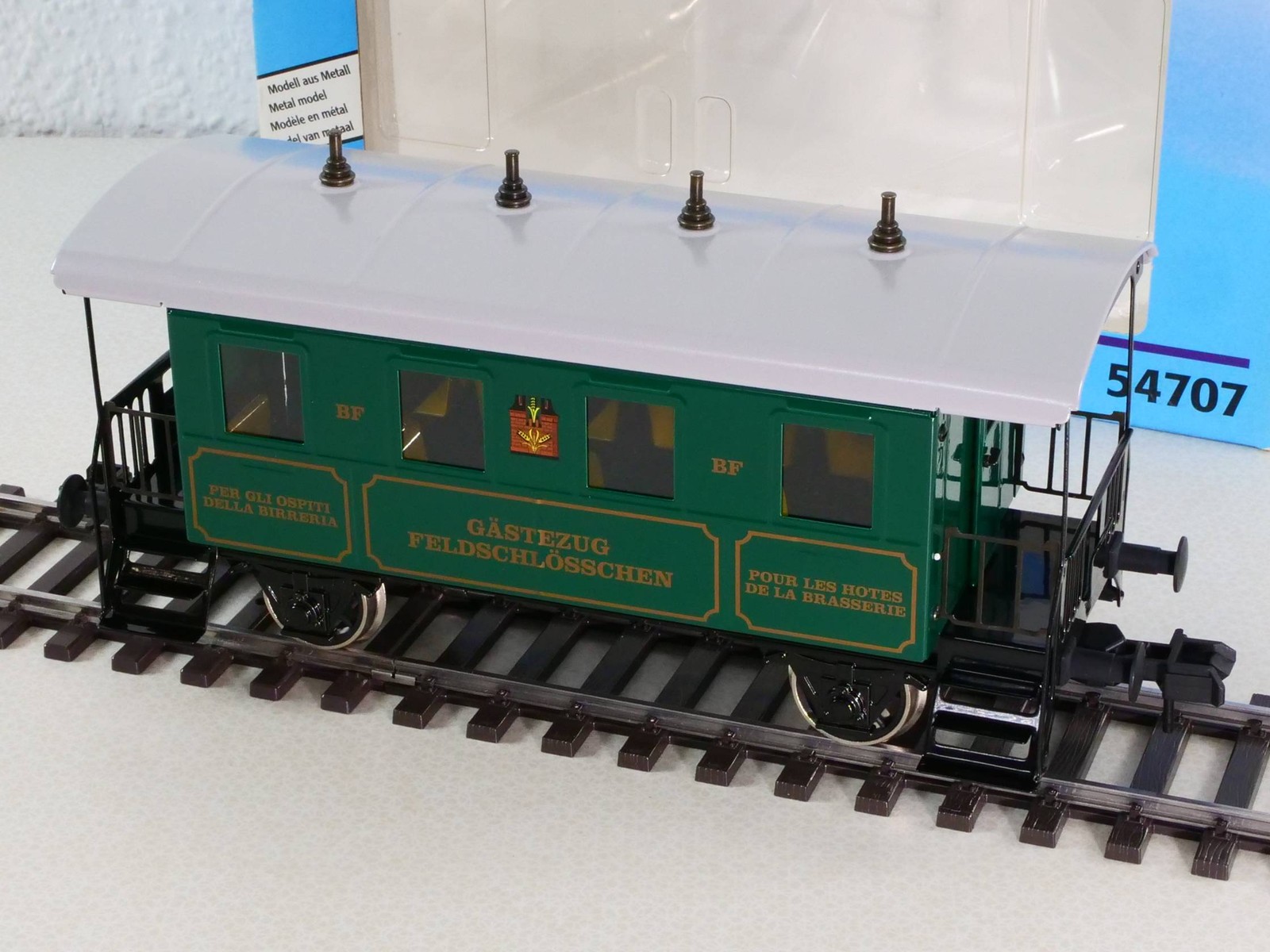 Märklin 54707 Maxi Guest Train Feldschlösschen CH SBB Gauge 1 Mint! OVP BL 170