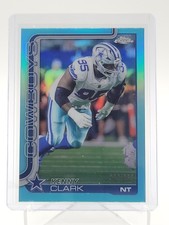 KENNY CLARK 2025 TOPPS CHROME AQUA REFRACTOR /199 #73 COWBOYS Q6136