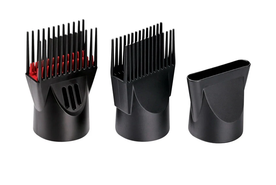 Secador de pelo de cerámica turmalina Kiss 1875 Pro tamaño completo 4 accesorios Foto 2 de 3