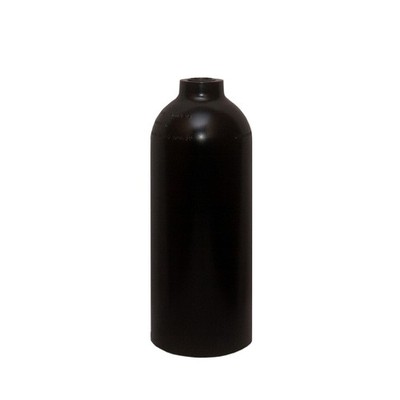 SF-1 TopDeal: 1.5 L Aluminium Bottle Black Tecline M25*2 Without Valve - Argon Bottle