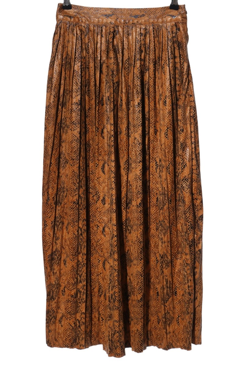 Zara Look Falda Plisada Midi Invierno Faldas Midi De Las Rebajas