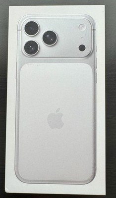Apple A3257 iPhone 17 Pro Max Silver 512GB - Empty Box ONLY & Manual