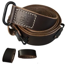 M1907 dunkelbraune Lederschlinge mit Ria-Markierung EXTRA KEEPER