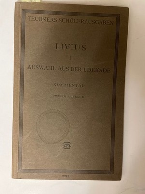 I (Erstes Heft): Auswahl aus der I.Dekade. Text. Verkürzte Neubearbeitung nach F