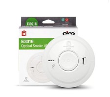 4 X Aico Ei3016 Mains Powered Optical Smoke Alarms. Exp 2036