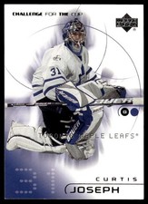 Curtis Joseph #82 2001-02 Upper Deck Challenge for the Cup Toronto Maple Leafs